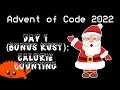Day 1 Calorie Counting AOC2022 Rust