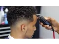 HOW TO CUT A LOW BALD FADE with CURLY TOP