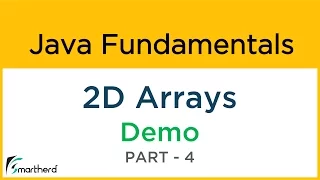 Java 2D ARRAYS Example Java Tutorial for Beginners 4