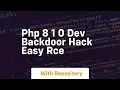 Php 8 1 0 dev backdoor hack easy rce