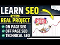 Learn SEO with Real Projects On Page Off Page Technical SEO Projects Updated Strategy