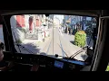 Download Lagu A tram ride through sunny The Hague to Scheveningen without passengers | 4K Tram Driver's POV