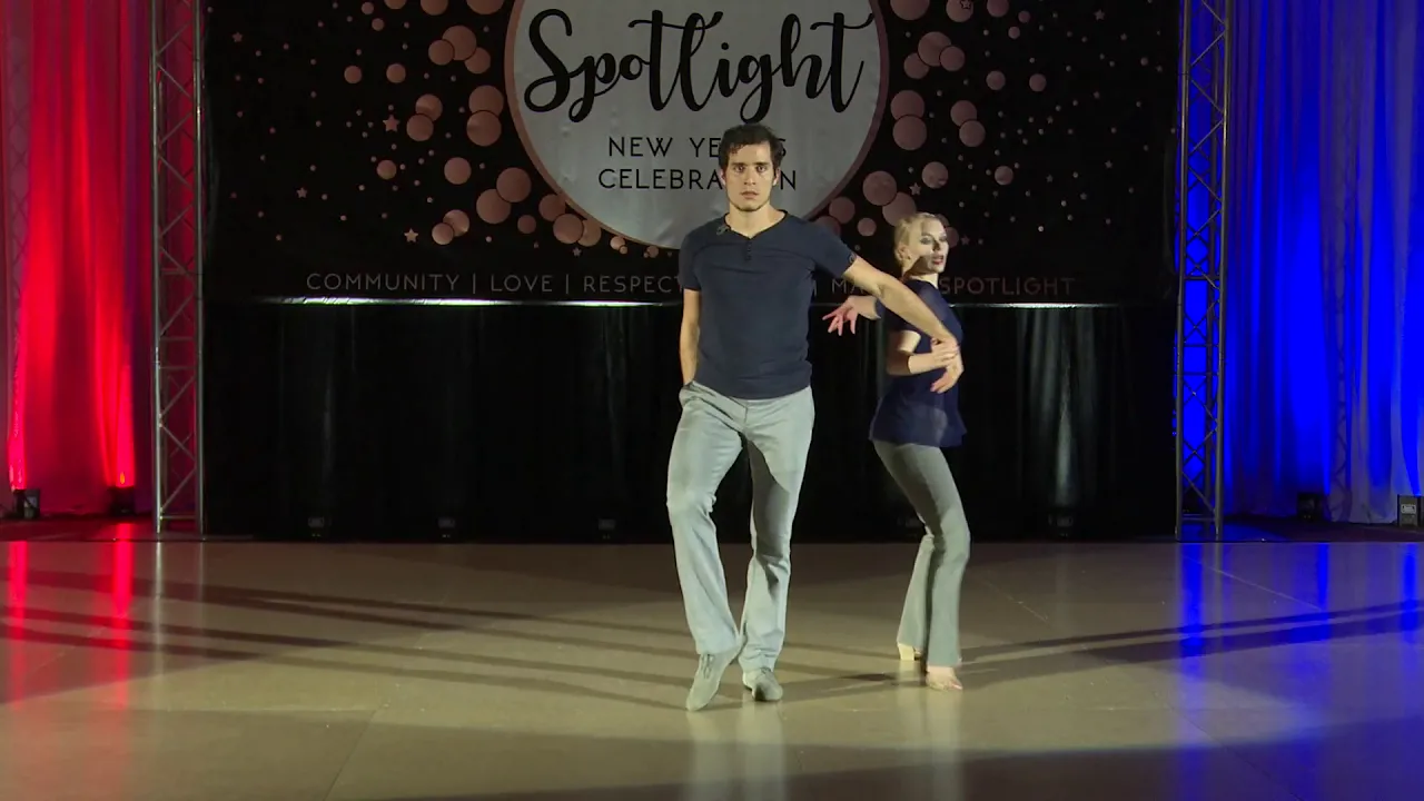 Spotlight New Years Pro Am Open Routine Ali Ball with Jesse Lopez