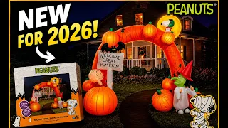 New for 2026 Gemmy Halloween Airblown Inflatable 11FT Peanuts Pumpkin Archway Unboxing Review