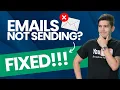 How to Fix WordPress Not Sending Email Issue SMTP Server Setup Tutorial