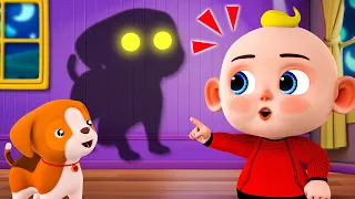 Monster In The Dark | What is that shadow? | Simple Animal Sounds + More Nursery Rhymes & Baby Songs