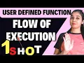 User Defined Functions - in PYTHON Flow of Execution Class 12 CS Confusion