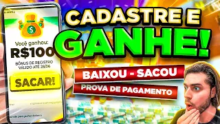 👍[RECEBA R$100 NO CADASTRO] NOVO APP PAGANDO NO CADASTRO 2023 ✅Como Ganhar Dinheiro na Internet
