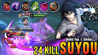 24 kills powerful offlane suyou carry the game build top 1 global suyou mlbb