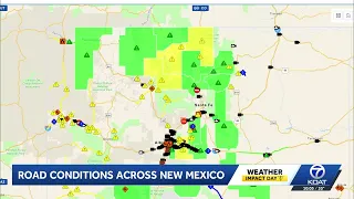 Road conditions check in New Mexico