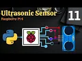 Ultrasonic Distance Sensor operation using Python in Raspberry Pi 4