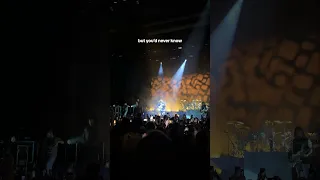 Wrong time to go to the toilet at a James Arthur show