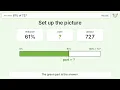 What is 61 of 727 Step-by-Step Percent