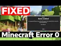 How To Fix Minecraft An Unexpected Issue Occurred And The Game Has Crashed Error Exit Code 0