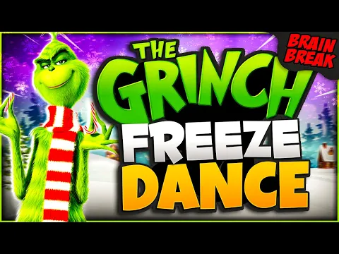 Download MP3 The Grinch Freeze Dance Yoga! | Christmas Brain Break | Winter Just Dance | GoNoodle Inspired