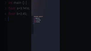 float float number in c