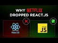 React JS vs Vanilla Netflix Cut Load Times by 50 - The Secret Ditching React js