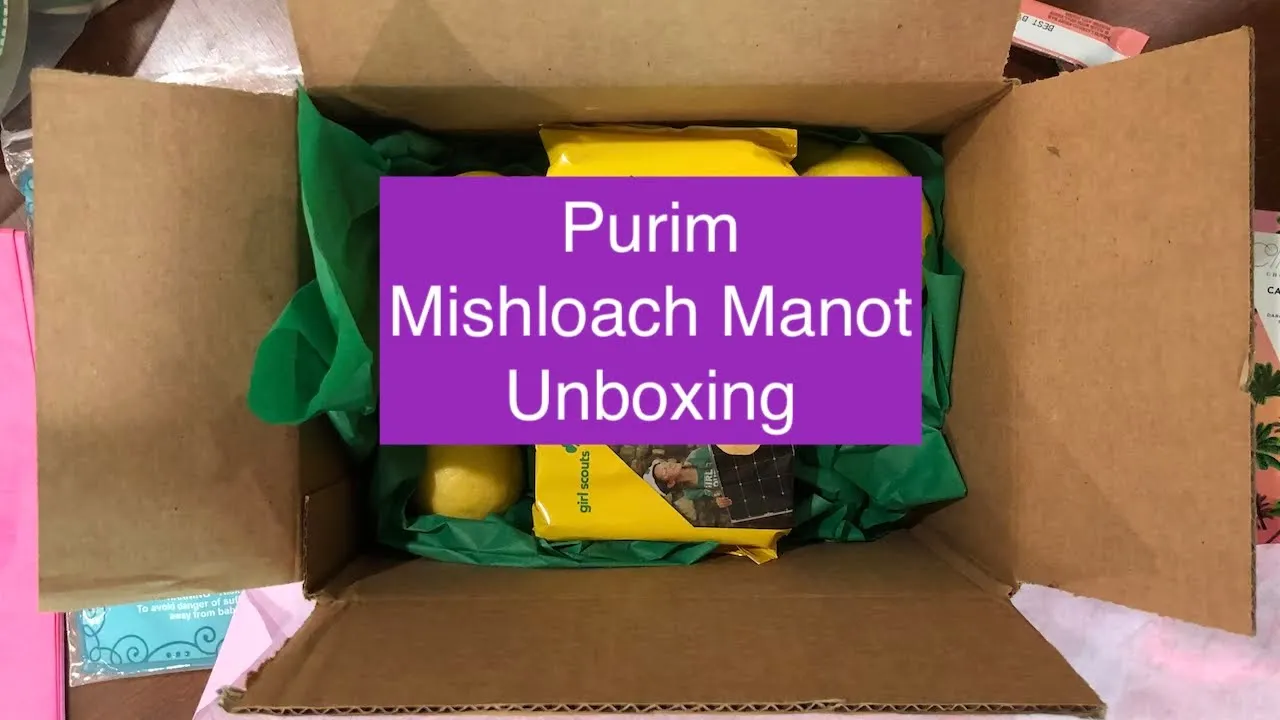 SURPRISE MISHLOACH MANOT CARE PACKAGE SWAP - Jewish Mommy Purim Collab