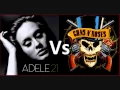 Download Lagu Adele Vs Guns N' Roses - 'Someone Likes Knockin' On Heaven's Door' (MASH UP BY @daftbeatles)