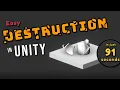 How to break stuff in Unity