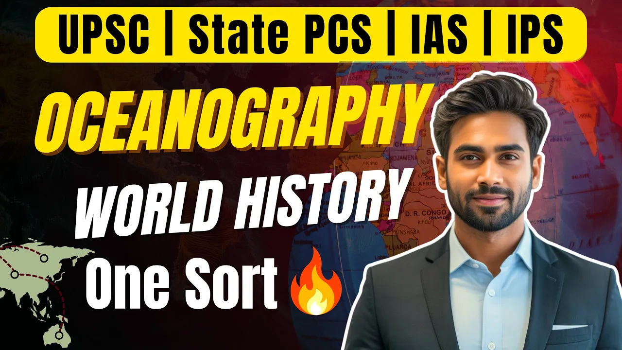 Oceanography Geography for UPSC | Complete Notes & Concepts for Prelims & Mains