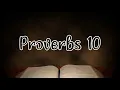 Proverbs 10 - NLT visual