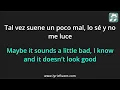 Nicky Jam - El Amante Lyrics English Translation - Spanish and English Dual Lyrics  - Subtitles