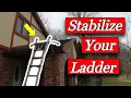 HOW to use the WERNER Ladder STABILIZER on ALMOST any LADDER