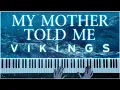 Download Lagu My Mother Told Me - Paul Hankinson (VIKINGS / Assassin's Creed Valhalla Piano Cover)