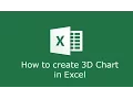 How to create a 3D graph in Microsoft Excel