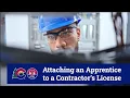 Attaching Apprentices To A Contractor Registration