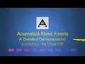 Acumatica Fixed Assets a Detailed Demonstration