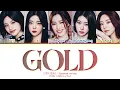 Lagu ITZY GOLD (Japanese Ver.) Lyrics (Color Coded Lyrics)
