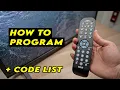 How to Program Your RCA 3-Device Universal Remote Control CODE LIST
