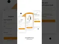 Creative Modern UI design of Login and register screen