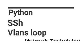 Python 3 SSH vlans