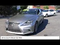 2016 Lexus IS 350 Pasadena Los Angeles Glendale Alhambra Cerritos Orange County 0405878A