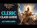 Baldur s Gate 3 Cleric Guide - All Subclasses Life Light Trickery Knowledge Nature Tempest War