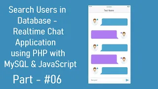 - Search Users in Database Realtime Chat Application using PHP with MySQL and JavaScript PHP
