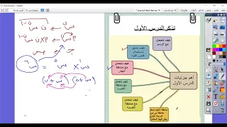 مراجعة الوحدة الثانية في مادة الرياضيات الأساسية للصف الثاني عشر للأستاذ سلطان الحجري الفصل الأول 