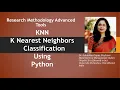 27 KNN K Nearest Neighbors Classification Using Python python knn classification algorithms