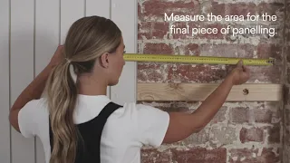 How to install panels on Brick or Block Walls