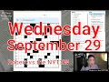 Feels like a Thursday running on a Wednesday 0 47 Wed 21 New York Times Crossword