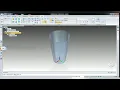 How to make a Glass in solid Edge ST7 Tutorial for beginners