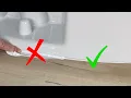 Perfect Toilet Caulking actually easier than doing a bad job