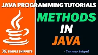 Methods in Java Introduction Declaration Calling a Method in Java