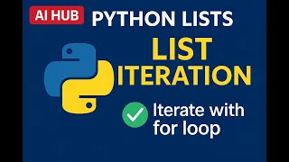 Python List 5 List iteration via for loop