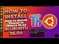 How to install Thonny in Ubuntu 26 04