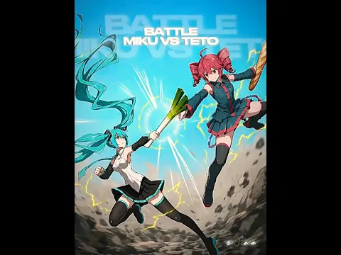 Miku vs Teto: The Ultimate Battle! ⚔️❤️‍🔥 MIKU OR TETO ? 👑 | #HatsuneMiku #KasaneTeto #Anime