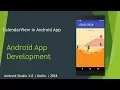 CalendarView in Android App Android Studio 3 0 1 Kotlin 2018